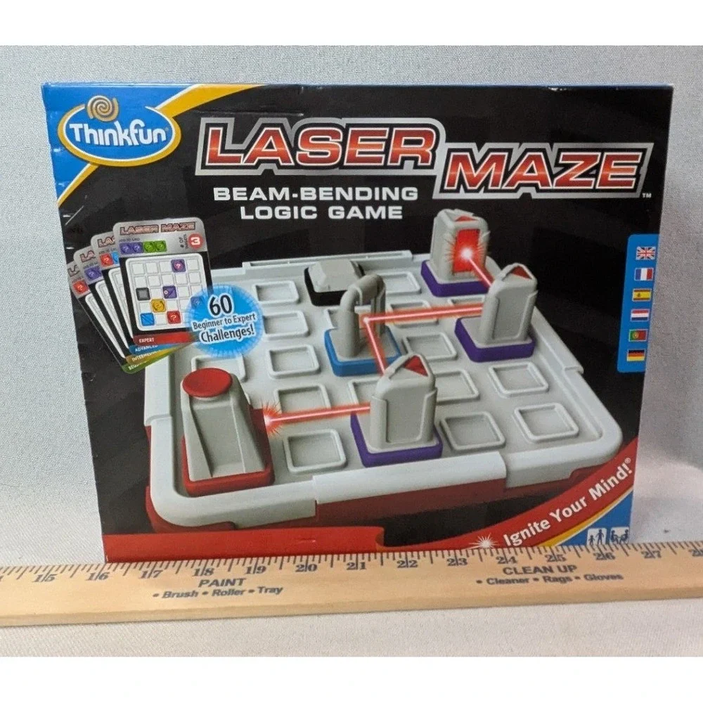 ThinkFun Laser Maze Logic Game Kids Adult One Size Multicolor Excellent STEM Toy